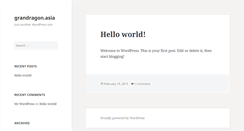 Desktop Screenshot of grandragon.asia