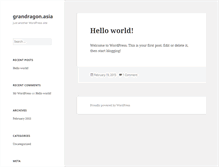 Tablet Screenshot of grandragon.asia